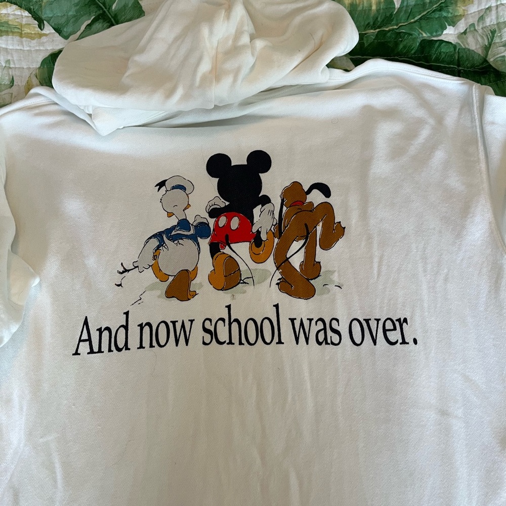 Uniqlo Disney long hooded sweatshirt